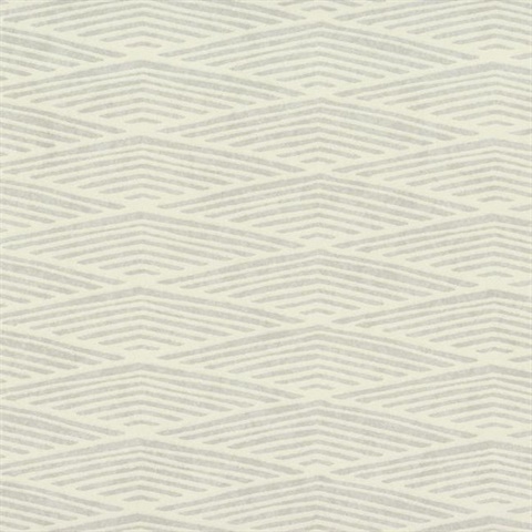 Light Grey Lofty Peaks Geometric Diamonds Wallpaper