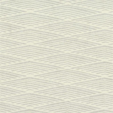 Light Grey Lofty Peaks Geometric Diamonds Wallpaper