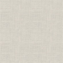 Light Grey Nimmie Light Grey Faux Basketweave Wallpaper