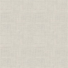 Light Grey Nimmie Light Grey Faux Basketweave Wallpaper