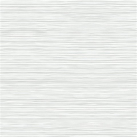 Light Grey & Sky Blue Faux Bamboo Reed Look Grasscloth Wallpaper