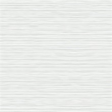 Light Grey & Sky Blue Faux Bamboo Reed Look Grasscloth Wallpaper