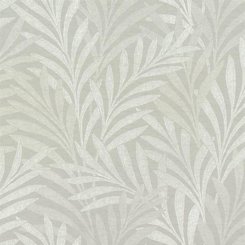 Light Grey Tea Leaves Wallpaper