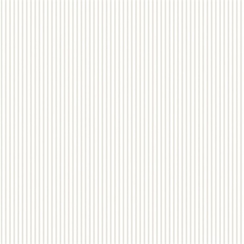 Light Grey Thin Candy Stripe Wallpaper