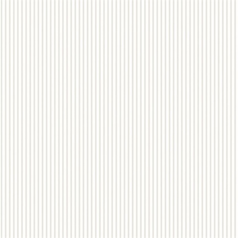 Light Grey Thin Candy Stripe Wallpaper