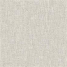 Light Grey Tweed Woven Linen Wallpaper