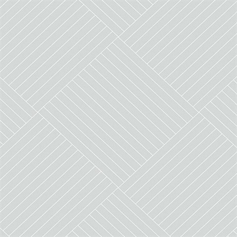 Light Grey Twisted Tailor Geometric Wallpaper
