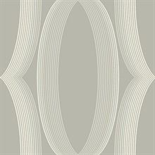Light Neutral Progression Large Ogee Wallpaper