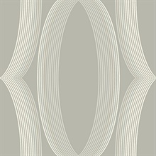 Light Neutral Progression Large Ogee Wallpaper