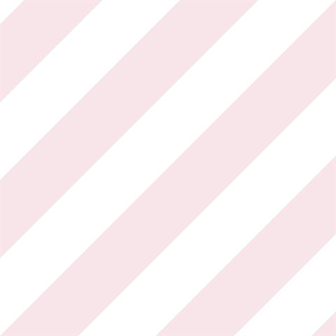 Light Pink and White Diagonal Stripe Prepasted Wallpaper