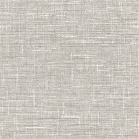 Light Taupe Grasmere Crosshatch Tweed Weave Wallpaper
