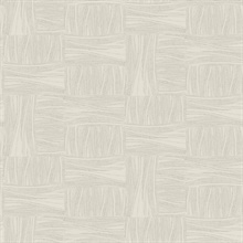 Light Taupe Wicker Dot Geometric Rectangular Wallpaper