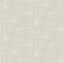 Light Taupe Wicker Dot Geometric Rectangular Wallpaper