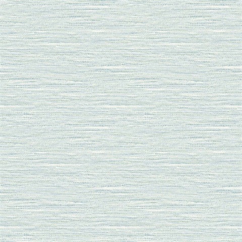 Light Teal Braided Faux Jute Wallpaper