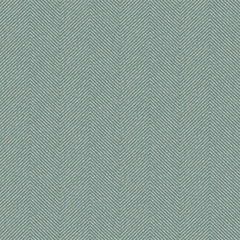 Light Teal Rattan Chevron Textured Wallpaper