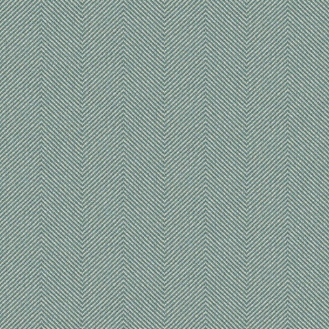 Light Teal Rattan Chevron Textured Wallpaper