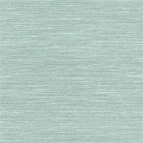 Light Teal Sisal Textured Wallpaper