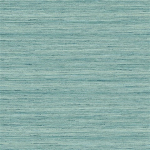 Light Teal Textured Horizontal Silk Wallpaper