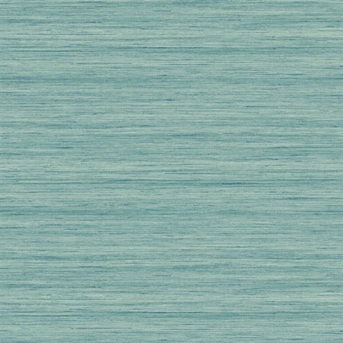 Light Teal Textured Horizontal Silk Wallpaper