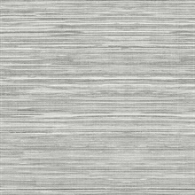 Ligth Grey Coarse Blend Grass Textile String Wallpaper