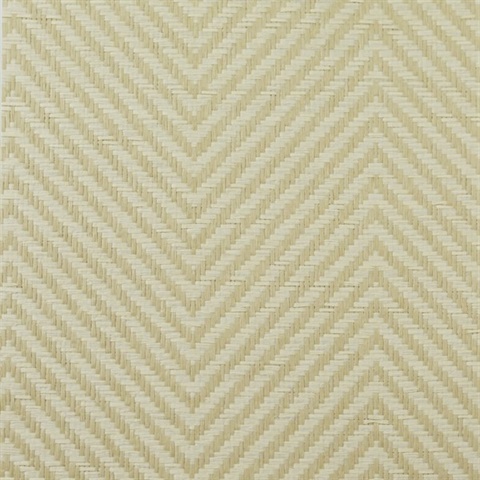 Lillian August Beige Grasscloth Wallpaper