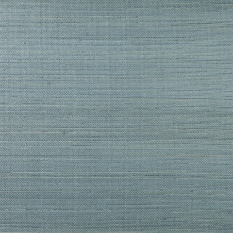 Lillian August Blue Grasscloth Wallpaper