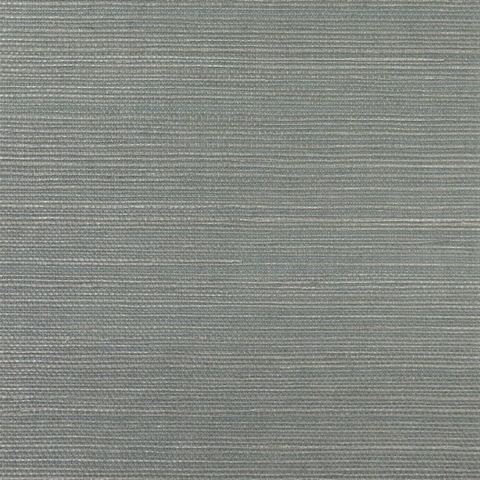 Lillian August Blue Grasscloth Wallpaper