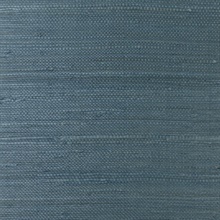 Lillian August Blue Grasscloth Wallpaper