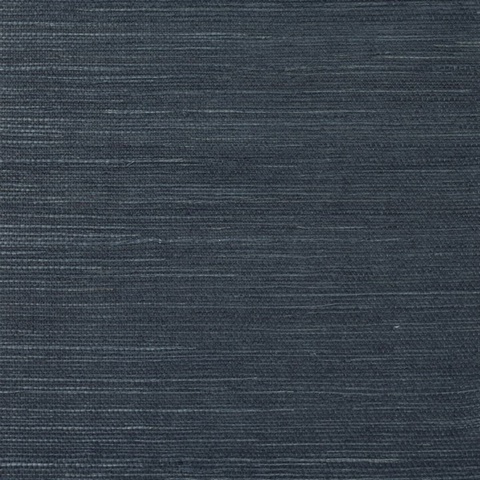 Lillian August Blue Grasscloth Wallpaper