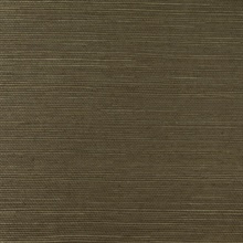 Lillian August Brown Grasscloth Wallpaper