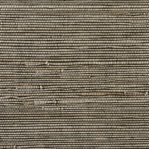 Lillian August Brown Grasscloth Wallpaper