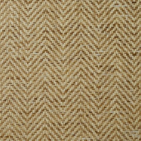 Lillian August Brown Grasscloth Wallpaper