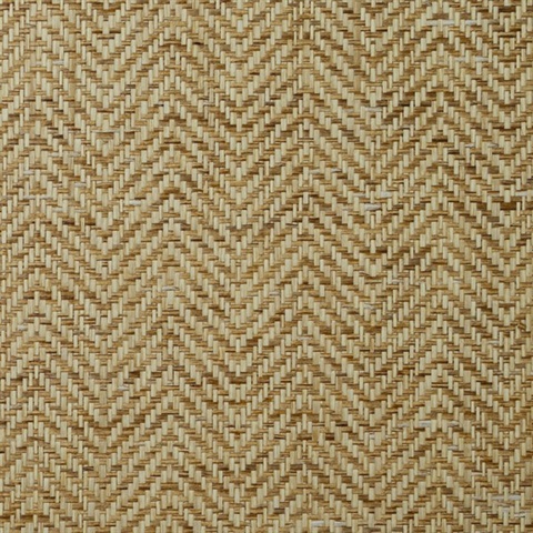 Lillian August Brown Grasscloth Wallpaper