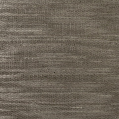 Lillian August Brown Grasscloth Wallpaper