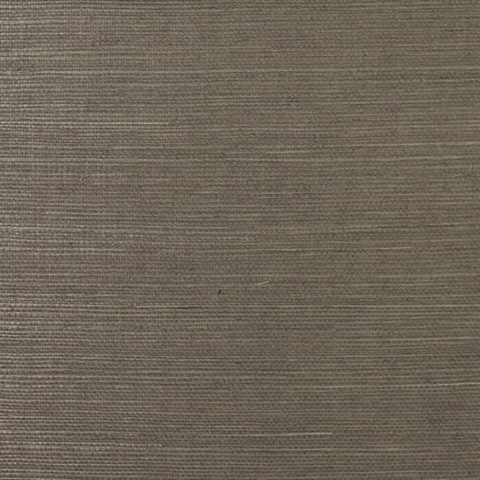 Lillian August Brown Grasscloth Wallpaper