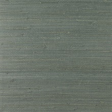 Lillian August Green Grasscloth Wallpaper