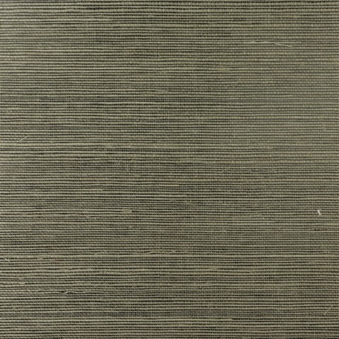 Lillian August Green Grasscloth Wallpaper