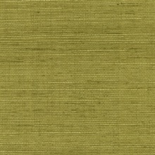 Lillian August Green Grasscloth Wallpaper