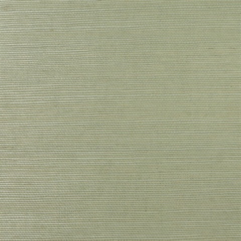 Lillian August Green Grasscloth Wallpaper