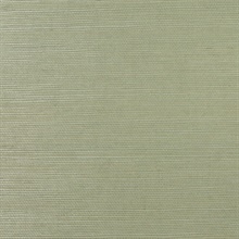 Lillian August Green Grasscloth Wallpaper