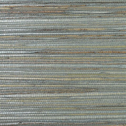 Lillian August Grey Grasscloth Wallpaper