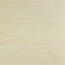 Lillian August Natural Grasscloth Linen White Wallpaper