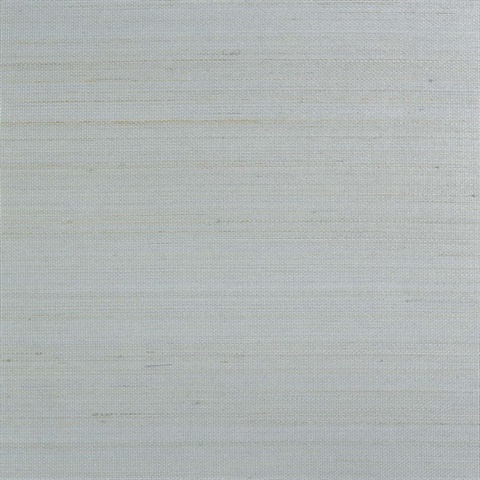 Lillian August Natural Grasscloth Heathered Aqua Wallpaper