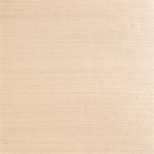 Lillian August Natural Grasscloth Rose Wallpaper
