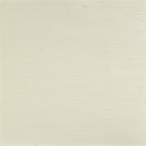 Lillian August Natural Grasscloth Acadia White Wallpaper