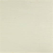 Lillian August Natural Grasscloth Acadia White Wallpaper