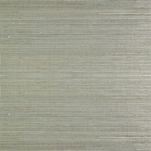 Lillian August Natural Grasscloth Silver Green Wallpaper