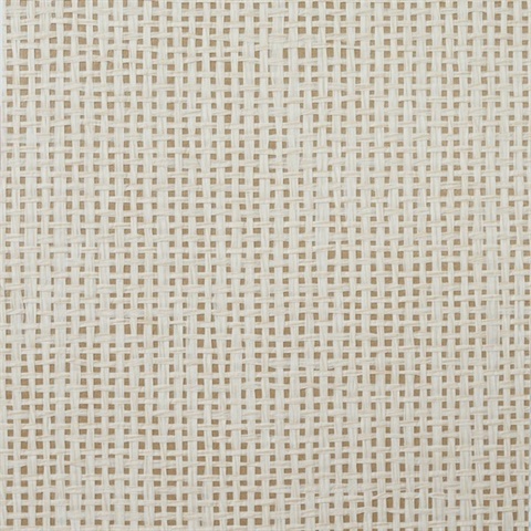 Lillian August Off-White Grasscloth Wallpaper