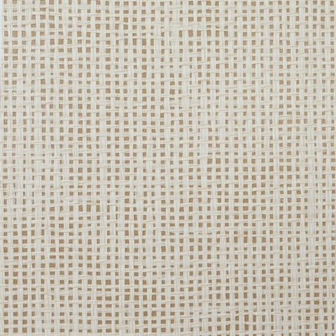 Lillian August Off-White Grasscloth Wallpaper