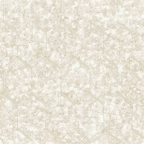 Limestone Beige Tile Wallpaper